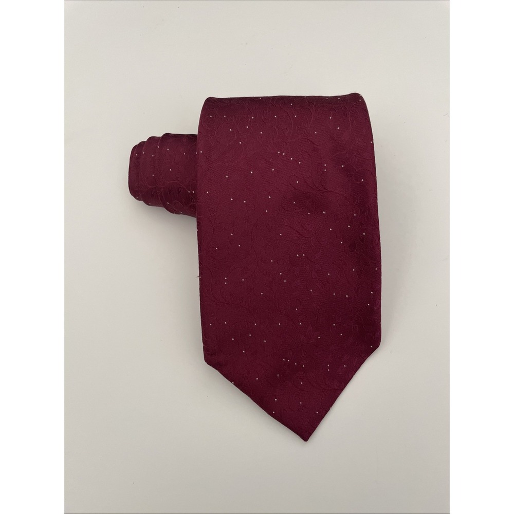 Burgundy Calvin Klein Tie‎